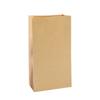 Bolsa de Papel Kraft con Fondo Cuadrado para Productos Horneados, Snacks, Bolsa de Papel para Llevar Recubierta Resistente al Aceite, Bolsa Pequeña para Regalos