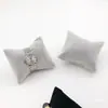 Tecido flocado expositor de relógio esponja de armazenamento pequena almofada decoração pulseira pulseira de contas suporte interno fixação núcleo da almofada almofada tinta spray