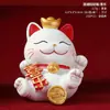Adornos de Gato de la Suerte para Decoración de Entrada, Decoraciones para Escritorio de Oficina, Regalo de Inauguración de Casa, Apertura de Negocio y Decoración de Mostrador de Caja Registradora