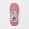 Calcetines de yoga antideslizantes para mujer, calcetines cortos con tiras, calcetines para suelo de Pilates, calcetines para ejercicio en interiores, calcetines de barco, calcetines deportivos