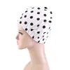 Amazon Gorro de Baño Impreso de Doble Capa Forro de Satén Ajuste con Alambre de Acero Gorro de Maquillaje Gorro de Lavado Gorro de Protección para el Cabello JDY-529