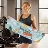 Toalla Deportiva Refrescante, Toalla de Hielo, Toalla Refrescante de Verano para Exteriores de Secado Rápido, Toalla para Limpiar el Sudor para Fitness, Seda de Hielo para Playa
