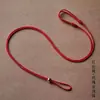 Cordão de Lanyard com Argola Fina Fivela de Segurança Pingente Corda de Reposição Anel de Ouro com Diamante Pingente de Jade Cordão de Colar Ajustável para Homens e Mulheres