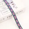 Banda tejida jacquard estilo étnico de 1.2 cm, accesorios para el cabello, tocado, riñonera, cinta étnica, ropa de disfraz étnico, encaje