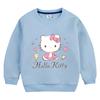 Sudadera de cuello redondo para niña, primavera y otoño 2023, nueva sudadera de algodón estilo occidental para niña, abrigo informal de manga larga para niña