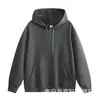 Invierno nuevo 420g algodón Olímpico grano terciopelo acolchado jersey top para hombre y mujer color sólido sudadera con capucha suéter abrigo cálido marea