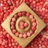 Raíz de Bodhi Natural Tallada Flor Flotante de Camelia Flor de Rosa Doble Cara Accesorios de Joyería DIY Material para Abalorios Al por Mayor