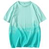 Camiseta Personalizada de Algodão de Manga Curta Masculina Verão 2023 Tendência Solta Roupas Marca de Moda Estilo Hong Kong Estudante Cinco Pontos Gola Redonda Camiseta Curta Masculina