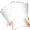 Bloc de Escritura para Estudiantes, Pizarra Transparente para Estudiantes de Primaria, Bloc de Estudio de Plástico, Alfombrilla de Escritura Transparente A4 para Estudiantes