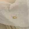 Brincos Pequenos de Tarraxa em Prata 925 com Pino de Prata, Pérola Francesa e Zircônia para Mulheres, Adequados para Orelhas Furadas, Estilo Vintage, Brincos Versáteis para o Dia a Dia, Brincos Estilo Ins