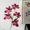 5 Orquídeas Phalaenopsis Artificiales para Arreglos Florales de Boda, Orquídeas Mariposa Falsas, Flores Artificiales Phalaenopsis