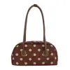 Tendencia transfronteriza bolsa de almohada de mano fresca para mujer 2026 nuevo estilo de otoño bolsa de hombro individual de bloques de color de lunares bolsa de axila para ir al trabajo