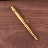 Nuevo Portacigarrillos de Latón Transfronterizo para Comercio Exterior con Filtro de Varilla Deslizante, Pipa Portátil Totalmente de Latón para Varios Grosores de Cigarrillo