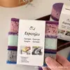 Esponja Espessa de Alta Densidade, Esponja Colorida para Lavar Louça, Escova Não Grudante para Panelas de Óleo, Pano Dupla Face para Lavar Louça na Cozinha, Esponja de Limpeza