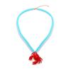 ZA Diseño Sencillo Lindo Colgante de Cangrejo Rojo con Goteo de Aceite Collar Colgante Animal de Esmalte con Cuentas de Vidrio Glaseado Europeo y Americano