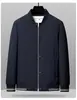 Chaqueta de Collar de Béisbol Explosiones Chaqueta Hombre Primavera y Otoño Cuello Vertical Botón Oculto Chaqueta 2024 Nueva Chaqueta de Otoño Versátil