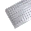 Placa de PCR de 0.1 ml, 96 pocillos, de plástico, plana, placa de PCR de 0.1 ml con falda
