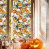 Xcbl072 Adhesivo Decorativo de Vidrio para Ventana de Halloween Transfronterizo Calabaza Lápida Murciélago Castillo Adhesivo Electrostático para Vidrio