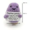 Série de Cartas de Ornamentos de Joias de Lã Tricotadas à Mão de Energia Positiva Pepino Batata Popular Transfronteiriça Boneca Vegetais e Frutas