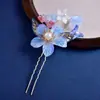 Accesorio para el cabello Hanfu, nuevo pasador de orquídea simple estilo chino para mujer, decoración de moño para disfraz antiguo, adorno tradicional chino para el cabello