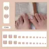 Adesivo para Unha do Pé 2025 Novo Verão Manicure Usável Produto Acabado Adesivo de Unha Usável Unha do Pé Cravejada com Diamantes Desejo Puro