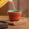 Taza Pequeña Cata de Té Maestro Taza de Té Casera Taza de Cata de Té Mesa de Potencia Cerámica con Esmalte Interior y Exterior Taza de Cata de Té