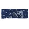 Diadema con nudo floral de tela con estampado de cruz para el pelo, accesorio deportivo para el pelo, para yoga y fitness, ideal para el verano