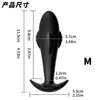 Plug Anal Silicone Preto em Formato de Golfinho para Usar Externamente, Plug Anal Grande para Expansão Anal, Brinquedo Sexual Alternativo para Homens Gays