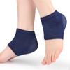 Calcetines Protectores de Talón de Gel para Hombres y Mujeres, Calcetines Protectores Elásticos Suaves de Gel Anti-Agrietamiento de Media Talla, Protectores de Talón