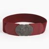 Cinto Largo Elástico Decorativo Feminino Estilo Coreano Cinto Elástico Extra Largo Simples para Negócios Feminino Cintura Espartilho Solto Atacado
