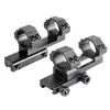 Braçadeira de tubo de peça única de 25,4 mm braçadeira de tubo aiming braçadeira de tubo slot de cartão de 11 mm/21 mm mira espelho braçadeira de tubo de peça única suporte de extensão traseira braçadeira de tubo