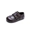 Zapatos para Niños 2026 Zapatos de Piel para Niñas Nuevos Zapatos Negros Mocasines para Bebé Zapatos para Niños Estilo Británico Suela Suave Zapatos Birkenstock para Niños