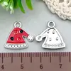 Serie de Llaveros DIY de Esmalte Blanco K Cereza Plátano Dibujos Animados Más Vendidos Transfronterizos Colgantes Accesorios de Joyería de Aleación Adornos Colgantes
