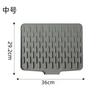 Popular Tapete de Silicone para Utensílios de Cozinha, Secagem e Escorredor de Frutas, Resistente ao Calor e Isolante para Bancadas de Cozinha