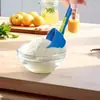 Cuchara deslizante para proteína en polvo creativa cuchara de café a prueba de fugas cuchara a prueba de derrames cuchara para leche en polvo modelo portátil multifunción con boca de salida