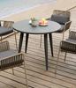Mesas e Cadeiras de Rattan para Exterior Tengshangju, Móveis de Pátio, Cadeiras de Rattan para Jardim, Atacado de Fabricante, Lazer ao Ar Livre, Fornecimento Exclusivo Transfronteiriço