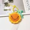 Llavero Creativo Hecho a Mano de Lana de Girasol Colgante para Bolsa de Mejor Amiga Colgante de Girasol Llavero de Coche
