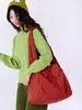 Bolso Grande de Mujer 2025 Otoño Estilo Perezoso Bolso de Hombro Cruzado Único Estilo Mori Bolso Tote para Viajes de Trabajo Deportivo