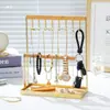 Transfronterizo en stock Metal Creativo Pendientes Collar Anillo Soporte Joyería Tienda Perlas Accesorios Puesto Estante de Joyería
