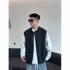 Suéter Masculino Uamtor Coreano Tecido de Outono Respirável Estilo Preguiçoso Parecendo Nuvem Cardigã com Temperamento Estilo Old Money Colete de Tricô