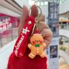 Lindo Llavero de Papá Noel Bolso de Mujer Colgante para Pareja Llavero Navideño