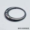 Fivela de anel circular com diâmetro interno de 23mm círculo fivela de pino para bagagem sapato flor de sapato acessórios de vestuário banho de barril branco escovado