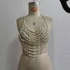 AYJ Estación Europea Amazon AliExpress Cuatro Estaciones Piedra Preciosa Sexy Playa Discoteca Fiesta Chaleco Bikini para Mujer 251