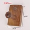 Gancho creativo de madera maciza para colgar en la pared del probador del hogar, gancho para ropa detrás de la puerta, gancho para bolso, colgador de pared para pasillo, gancho de fila sin perforaciones