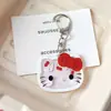 Accesorios Acrílicos de Gato que se Mueven Gato Kt Nuevo Llavero Hecho a Mano DIY Colgante para Bolso Accesorios para Llaves de Coche