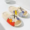 Pantuflas para hombre y mujer para pisar excremento sintiendo sandalias de coco para el hogar al aire libre de verano para hombre comercio exterior Al por mayor