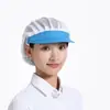 Gorra de Trabajo para Catering, Sombrero a Prueba de Polvo y Transpirable para Talleres de Fábricas de Alimentos, Gorro de Cocinero Específico para Cocina, Anti-Humo de Aceite, Anti-Caída de Cabello, con Texto Impreso