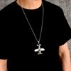 Collar de Avión Estilo Hip-Hop Europeo y Americano para Hombres y Mujeres, Cadena de Suéter de Moda Creativa Retro Trendy Hip-Hop para Estudiantes