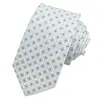 Gravatas de Seda Masculinas no Atacado em Estoque, Estilos Primavera e Verão, Gravatas de Seda Amora Tecidas em Jacquard Formais de Negócios Casuais, 7cm