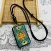 Souvenir Especial de Xizang Sándalo Hecho a Mano Thangka Bolsa de Nueve Palacios Bagua Mazo Vajra Nariz de Elefante Colgante de Llave Collar